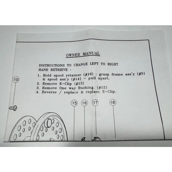 Dogwood Canyon White River Dc79 Fly Reel - Picture 9 of 9